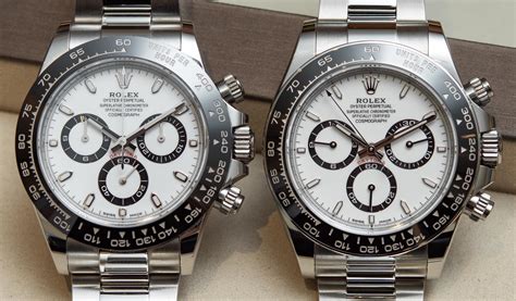 diffrenece between new rolex dautona and old on|Rolex daytona dimensions.